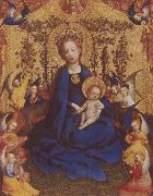 Stefan Lochner Madonna of the Rose Bush oil painting